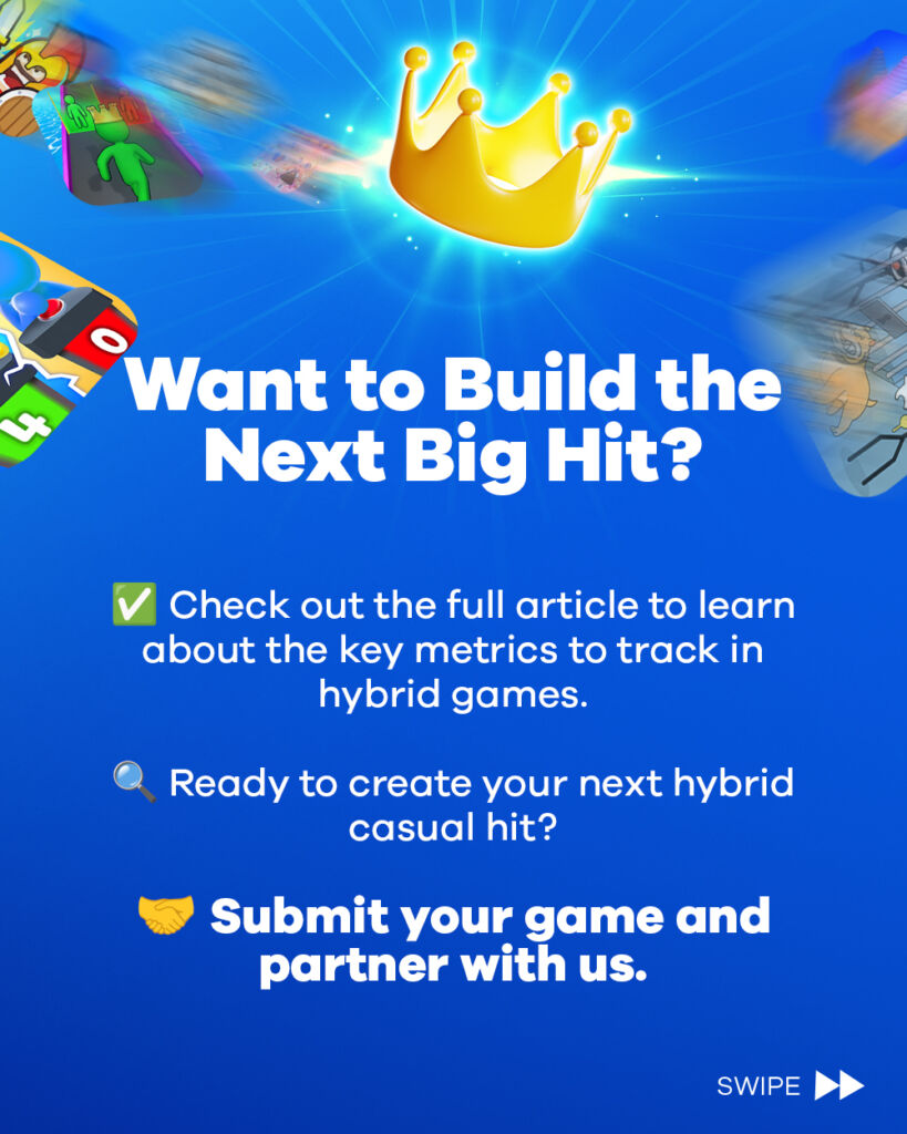 Want to Create a Hybrid Casual Mobile Game that’s Fun to Play & Scales Profitably? Submit the game