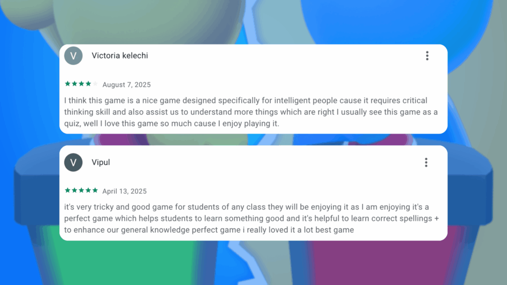 Game reviews