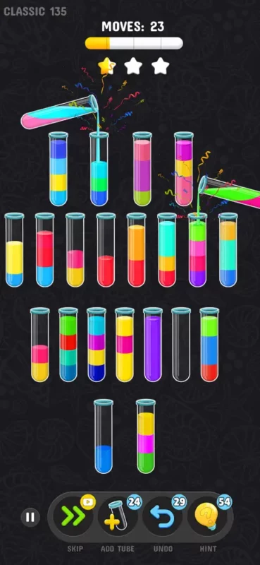 color water sort puzzle game - Level 135 color water sort puzzle game - Level 23