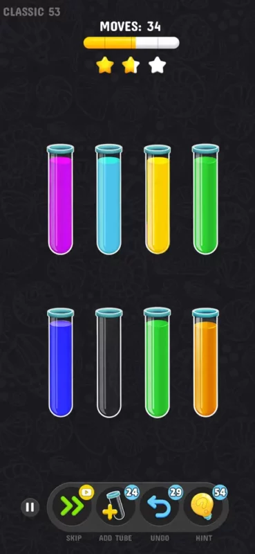 color water sort puzzle game - Level 34 color water sort puzzle game - Level 34