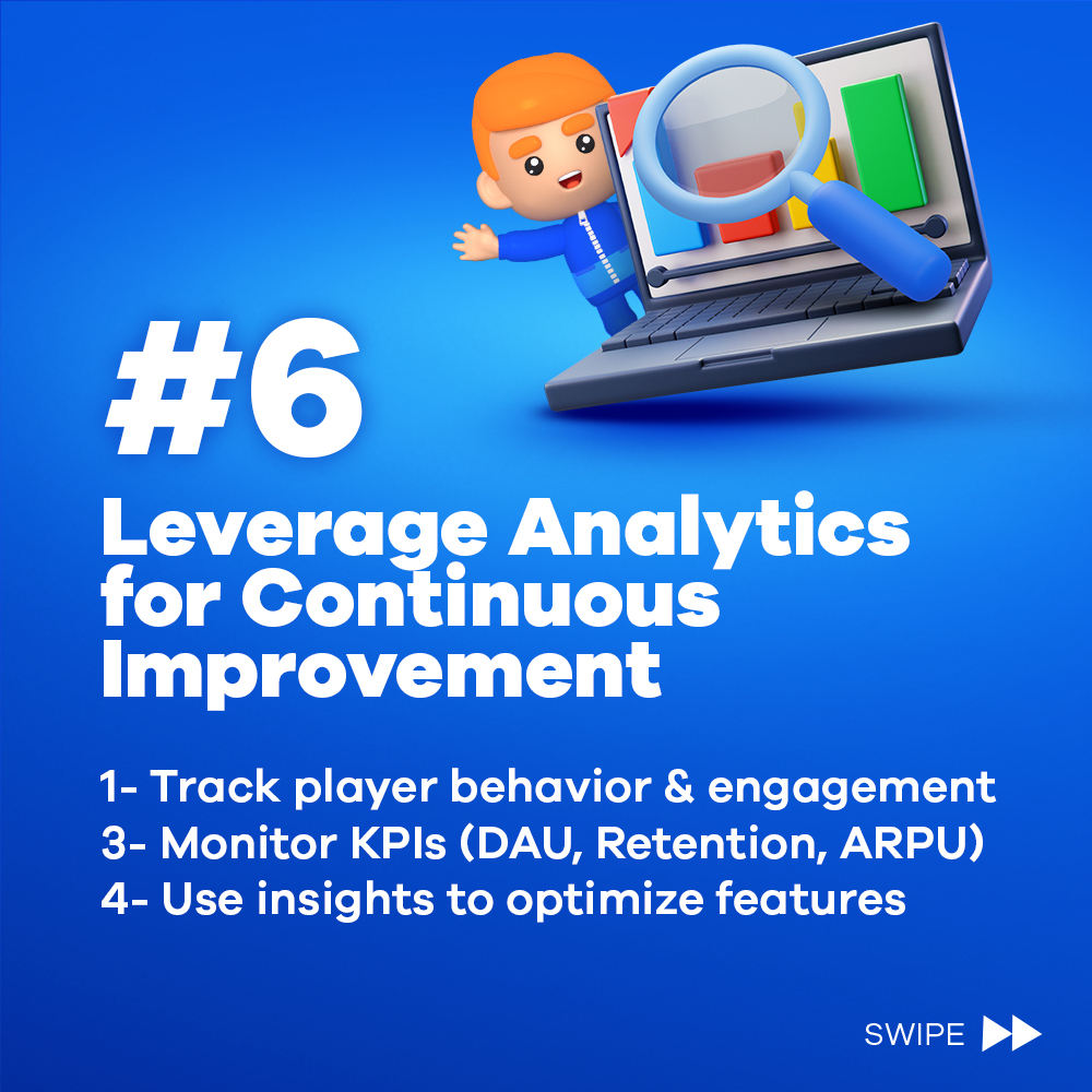 Leveraging game analytics and improvement